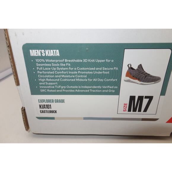 NEW Xtratuf Kiata Castlerock Grey Sneakers Casual Shoes Men's 7 - Picture 2 of 9